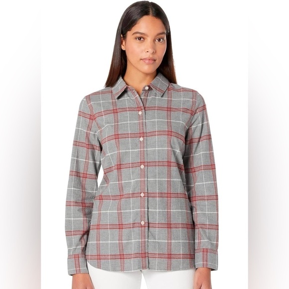 Faherty‎ The Classic Flannel Shirt in Juliet Plaid L - Picture 1 of 10
